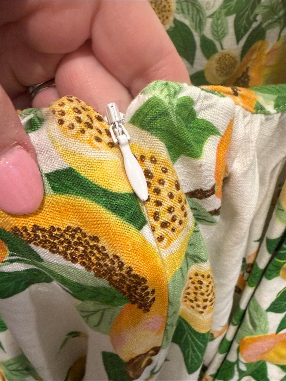 FARM Rio Papaya Salad Midi Dress medium - Picture 12 of 14